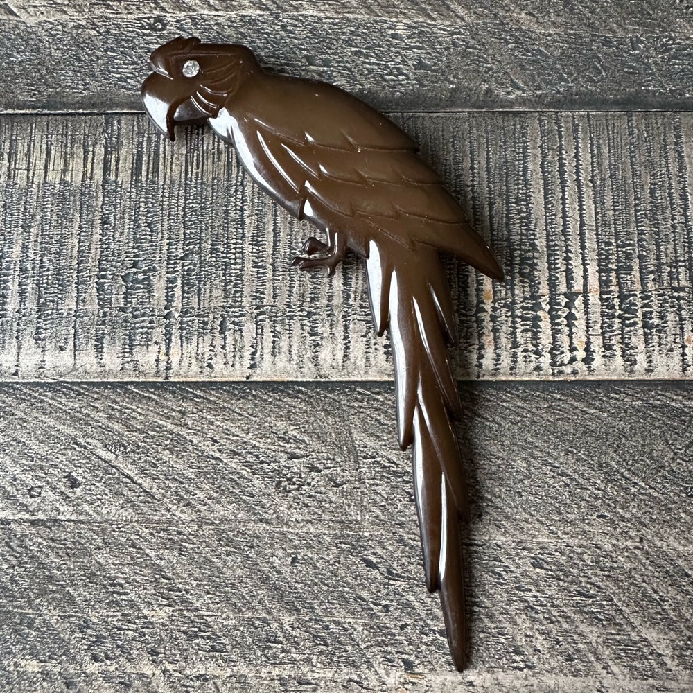 Vintage Buch + Deichmann Parrot Brooch